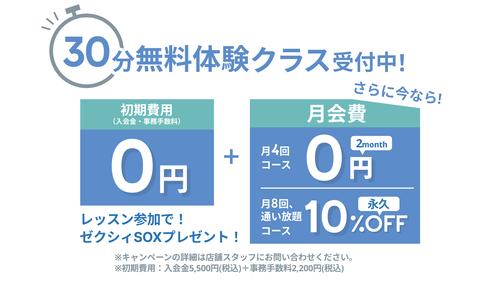 オープニングキャンペーン